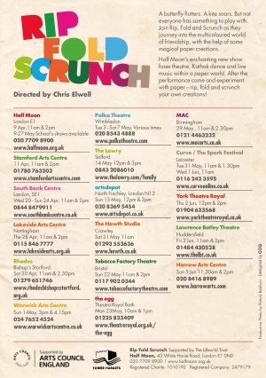 Rip, Fold, Scrunch Flyer - Back