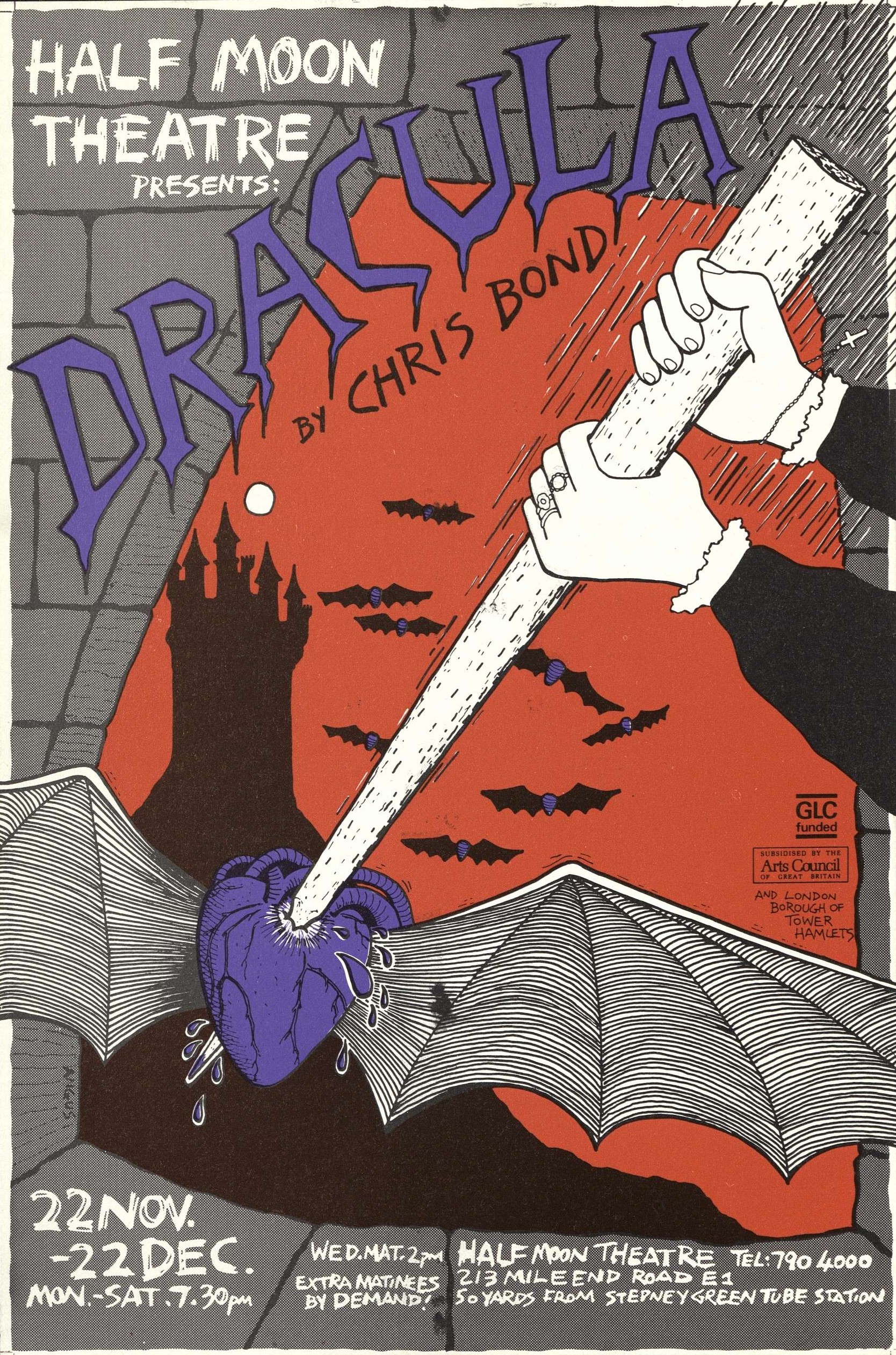 Dracula Flyer- 1984 (Front)