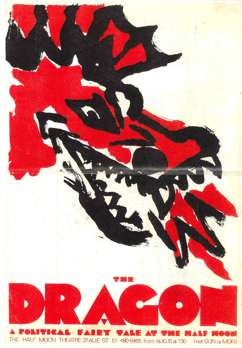 Dragon, The - poster and programme cover