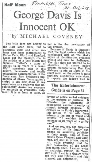 Michael Coveney, Financial Times, 31 Oct 1975