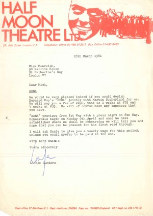 Letter of Offer - Bearwish -1981