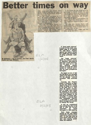 ELA, 1 Feb 1985