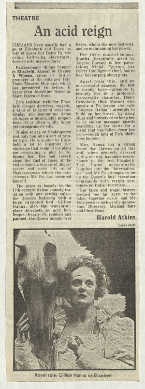 Harold Atkins, The Daily Telegraph, 11 November 1986
