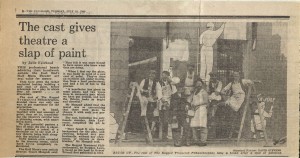 Press Feature - Julie Fairhead, Evening Standard, 19 July 1983