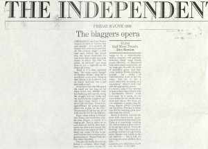 Alex Renton, The Independent, 10 June 1988
