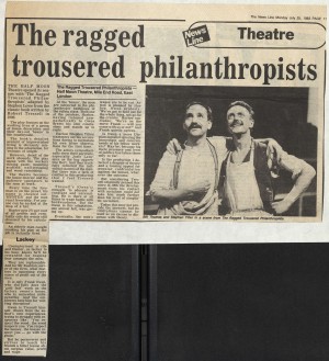 The Ragged Trousered Philanthropist News Review - The News Line, 25th July 1983