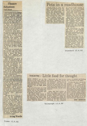 News Delicatessen News Reviews - May 1985 - Delicatessen