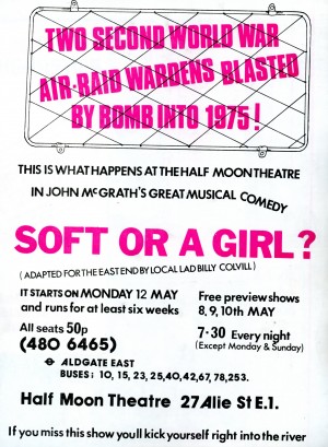 Soft or a Girl - Flyer
