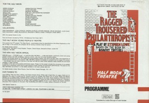 The Ragged Trousered Philanthropist - Programme (1)