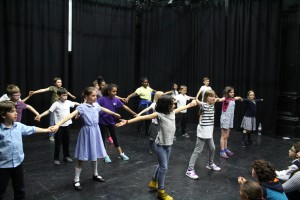 Eclipse and Equinox Youth Theatres in rehearsal