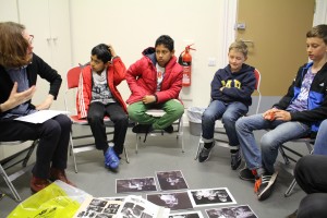 Training session about theatre photography with Sarah Ainslie