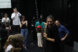 Lunar Youth Theatre in rehearsal for Control and Command