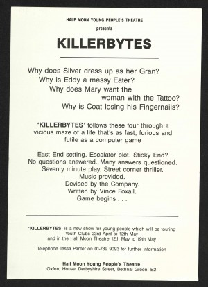 Killer Bytes Flyer (Back)