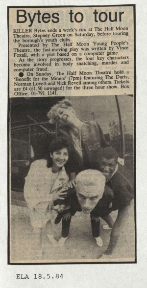 Killer Bytes - East London Advertiser, 18 May 1984