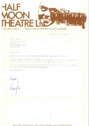 Letter to Dave Hill from Half Moon (2)