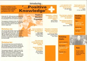 Positive Knowledge Flyer 1991 (middle)