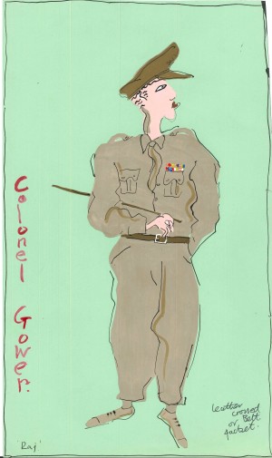 Raj - Colonel Gower - Costume Design by Mark Salkild