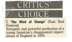 The Wind of Change - Critics' Choice