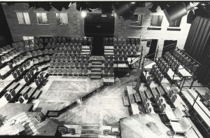 View of Auditorium for set of Destiny. Photo by Conrad Blakemore.