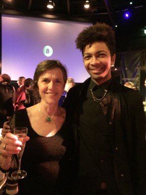 Rosemary Harris and Tanaka Mhishi at the Offies, Off West End Theatre Awards