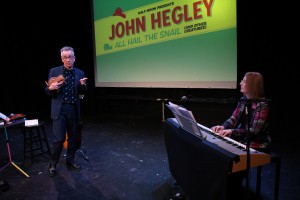 John Hegley: All Hail the Snail (and other creatures). Photo by Stephen Beeny