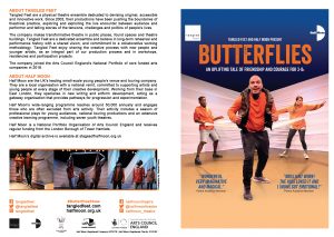 Butterflies programme cover, 2018