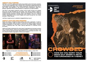 Crowded (theatre tour) programme