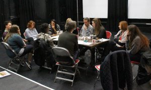 Crowded, theatre tour read through.