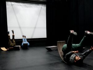 Butterflies rehearsal, Half Moon Theatre, January 2022